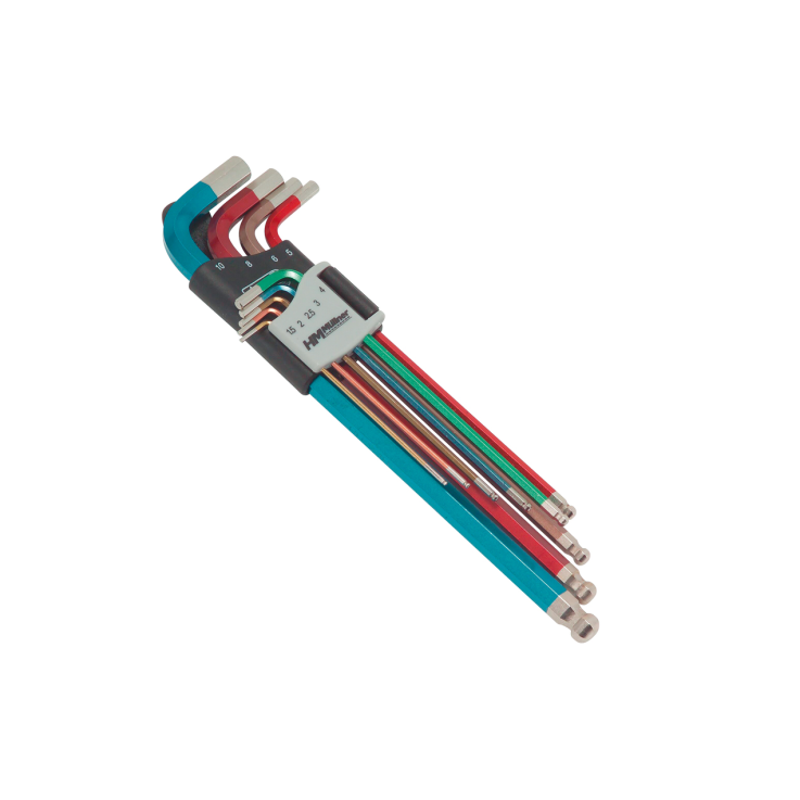 HM-MÜLLNER Kugelkopf-Sechskant-Stiftschlüsselsatz, 9-tlg.