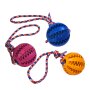 NOBBY Vollgummi Dental Ball mit Seil