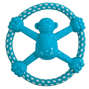 NOBBY TPR Spielzeug mit Seil "Disk Affe",...