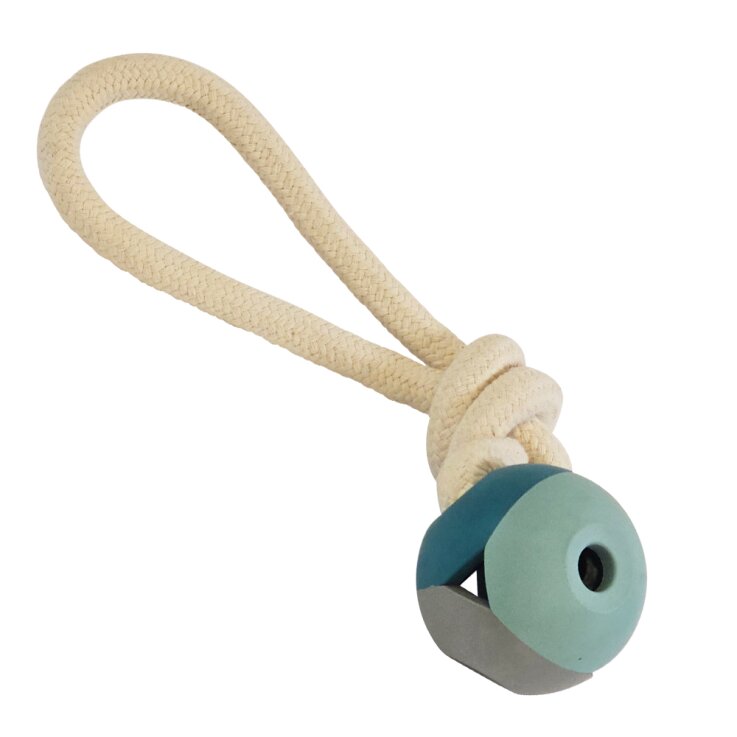 NOBBY Vollgummi Ball mit Wurfschlaufe, 33 cm