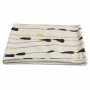 NOBBY Plush Plaid "HEDDA", beige, 90 x 70 cm