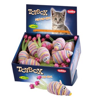 NOBBY Wollmaus mit Catnip, 8 cm