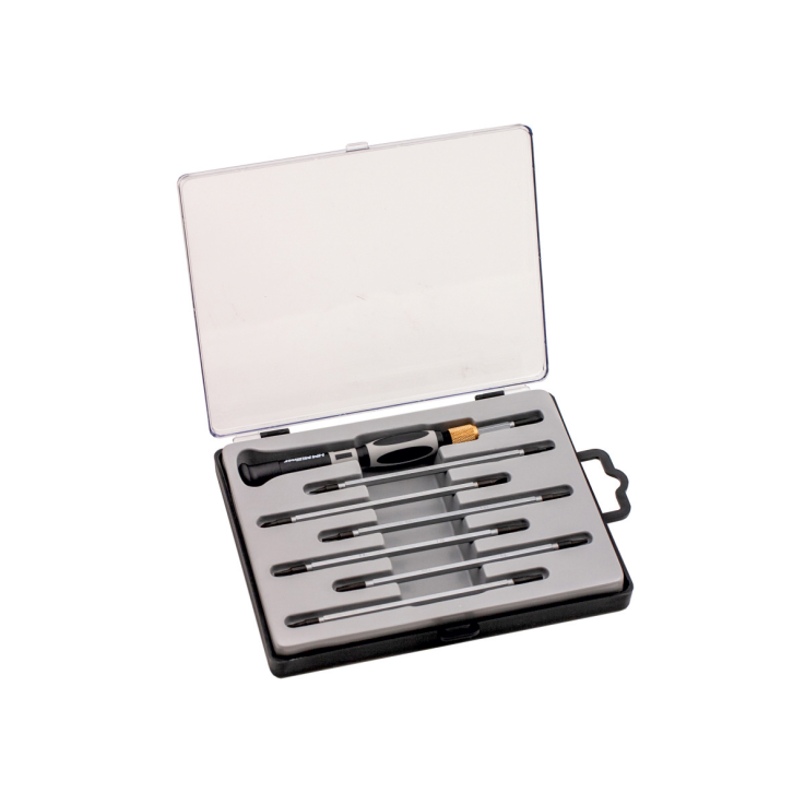 HM-MÜLLNER PH-/FL-/TX-Präzisions-Wechselklingen-Schraubendrehersatz, 8-tlg.