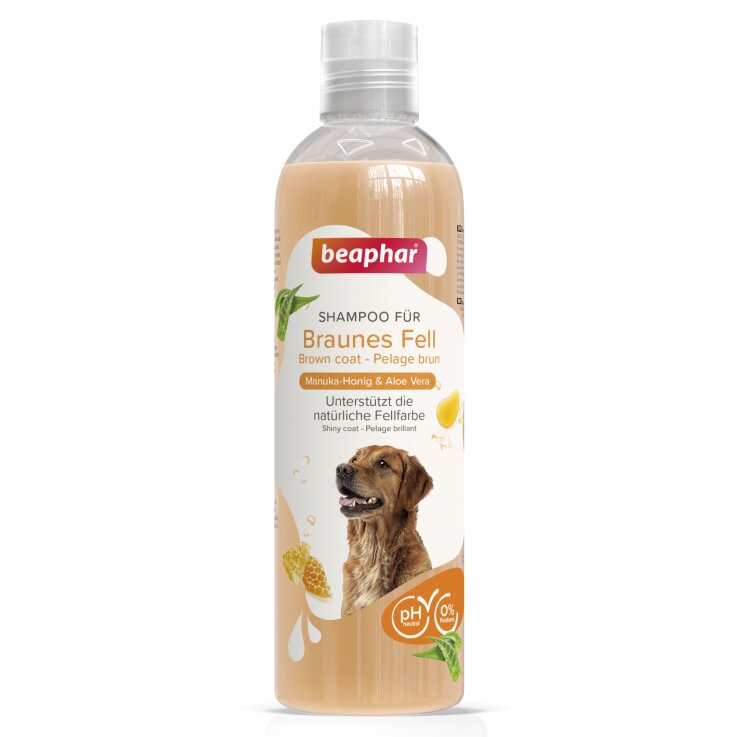 BEAPHAR Hunde-Shampoo für braunes Fell, 250 ml