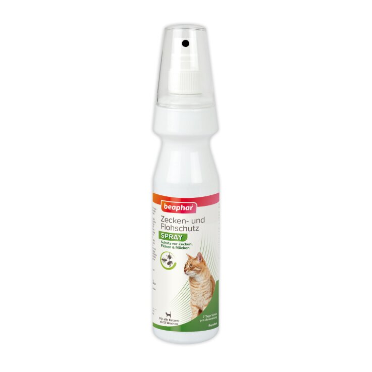 BEAPHAR Zecken- und Flohschutz Spray für Katzen, 150 ml
