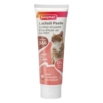 BEAPHAR Lachs&ouml;l Paste f&uuml;r Katzen