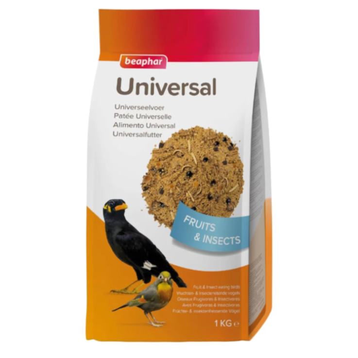 BEAPHAR Universalfutter für Obst- und Insektenfressende Vögel