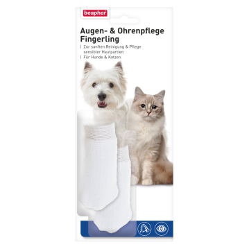BEAPHAR Augen- &amp; Ohrenpflege Fingerling, 2 Stk.