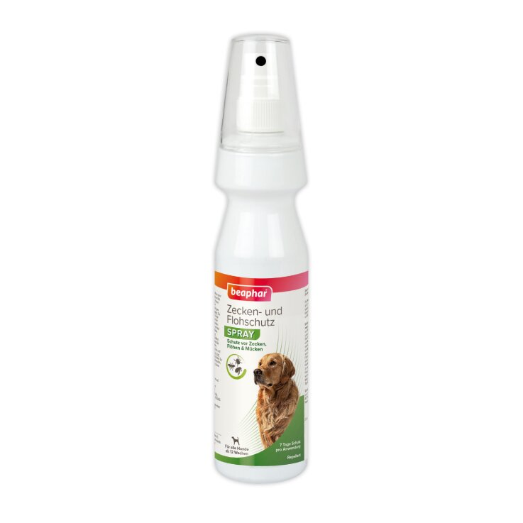 BEAPHAR Zecken- und Flohschutz Spray für Hunde, 150 ml