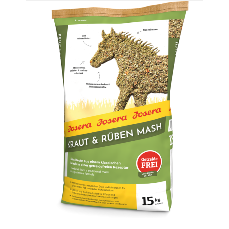 Pferde - Ergänzungsfutter JOSERA Kraut & Rüben Mash
