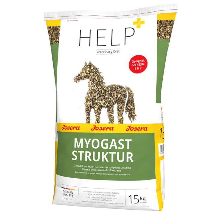 Pferde - Ergänzungsfutter JOSERA Help MyoGast Struktur, 15 kg
