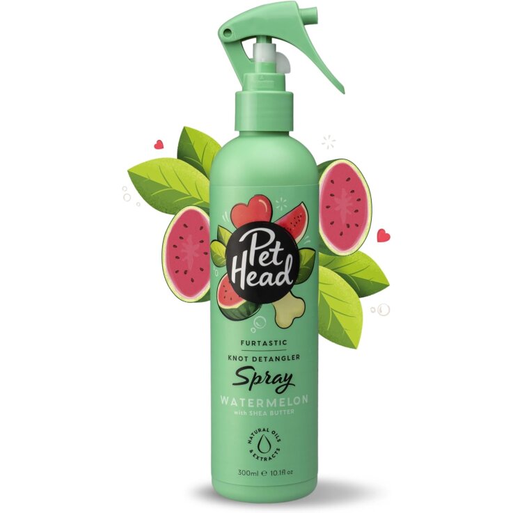 PET HEAD Entwirrungsspray für Hunde, 300 ml, Furtastic Wassermelonenduft
