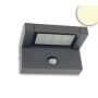 LED Wandleuchte mit einstellbarem PIR Bewegungs-/Helligkeitssensor, 12W, IP65, schwenkbar, warmweiß
