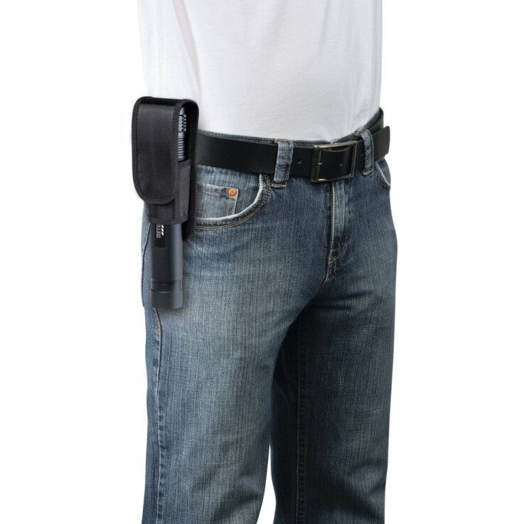 HEYCO TASCHENLAMPE  10W LED M.GURT, SCHW.