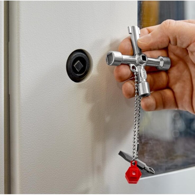 KNIPEX  Schaltschrankschlüssel, lange Ausführung