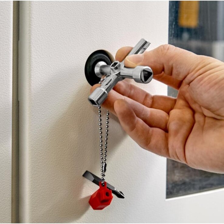 KNIPEX  Schaltschrankschlüssel, lange Ausführung