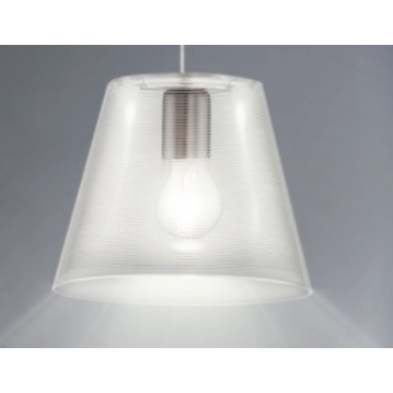 Pendel Beleuchtung Lampe 1-flammig weiß transparent...