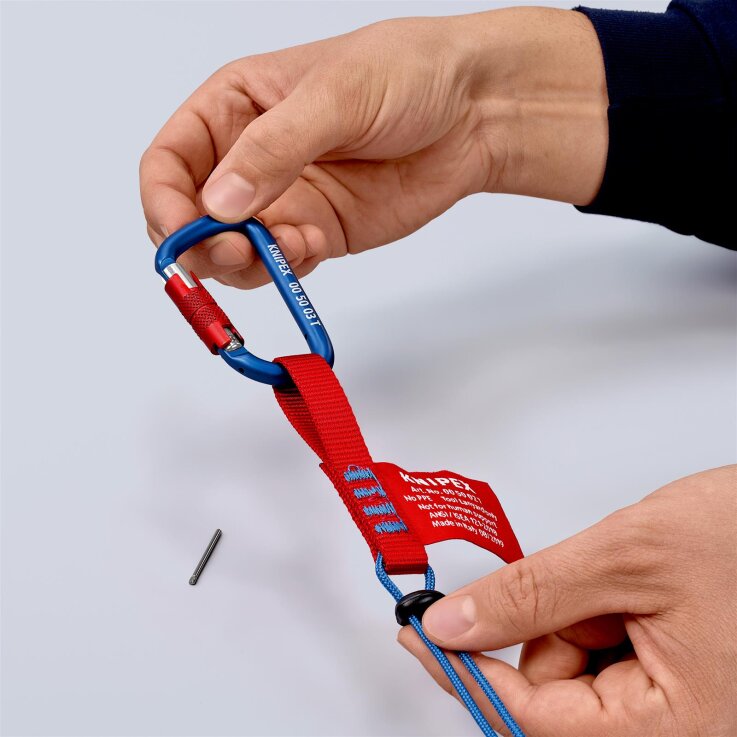 KNIPEX TT Materialkarabiner  2 Stück