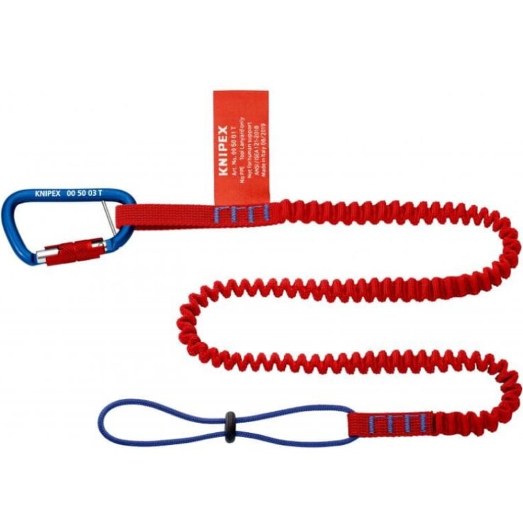 KNIPEX Fangleine mit Mat.-Karabiner