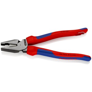 KNIPEX  Kraft-Kombiz. m. Befestigungs&ouml;se 225 mm