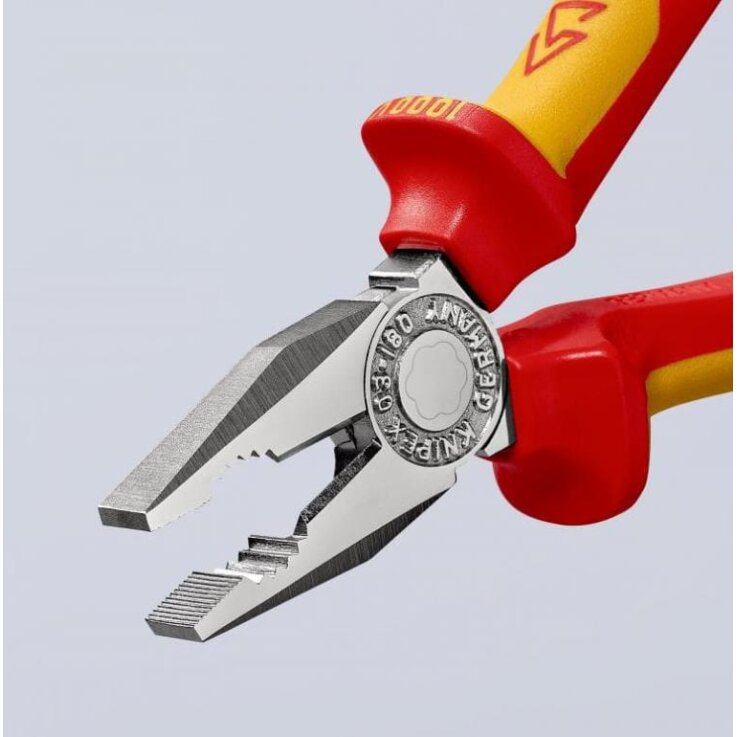 KNIPEX Kombizange mit Befestigungsöse 180 mm