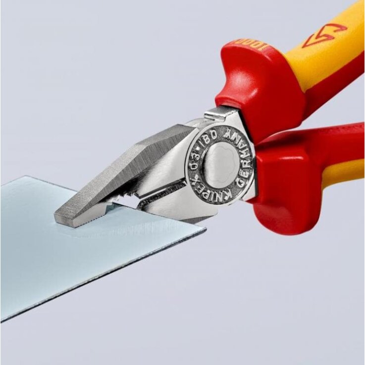 KNIPEX Kombizange mit Befestigungsöse 180 mm