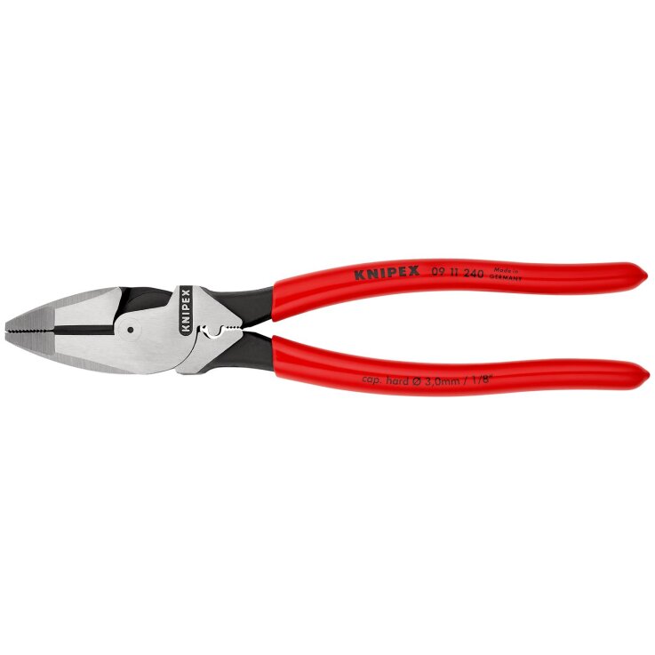 KNIPEX 09 11 240 Kraft-Kombizange "Linemans Pliers“