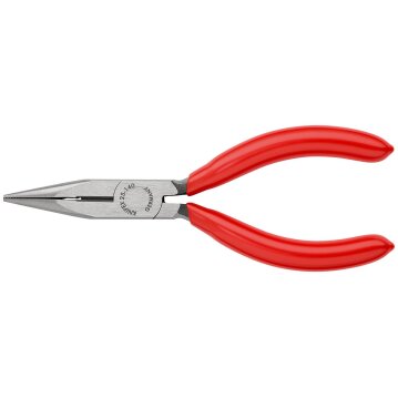 KNIPEX 25 01 140 Flachrundzange mit Schneide 140 mm