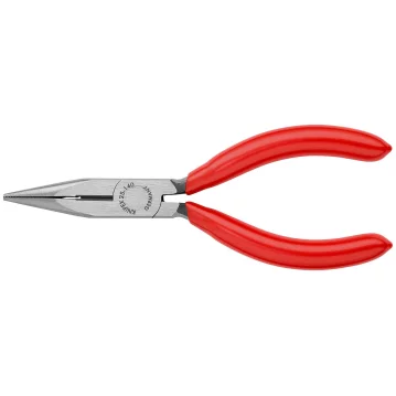 KNIPEX 25 01 140 Flachrundzange mit Schneide 140 mm