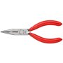 KNIPEX 25 01 140 Flachrundzange mit Schneide 140 mm