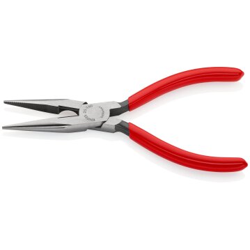 KNIPEX 25 01 160 Flachrundzange mit Schneide 160 mm
