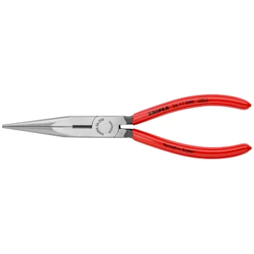 KNIPEX 26 11 200 Flachrundzange mit Schneide 200 mm