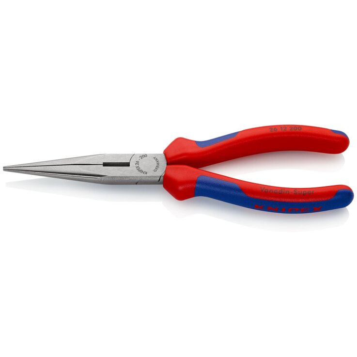 KNIPEX Flachrundzange mit Schneide 200 mm