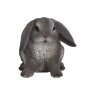 ESSCHERT DESIGN Deko - Figur Sitzendes Kaninchen, grau