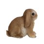 ESSCHERT DESIGN Deko - Figur Sitzendes Kaninchen, braun