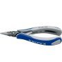 KNIPEX 34 22 130 Praez.-Elektronikzange, flachrund