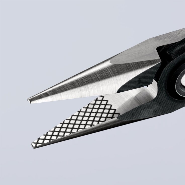 KNIPEX 34 52 130 Praez.-Elektronikzange,flachrund