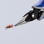 KNIPEX 34 52 130 Praez.-Elektronikzange,flachrund