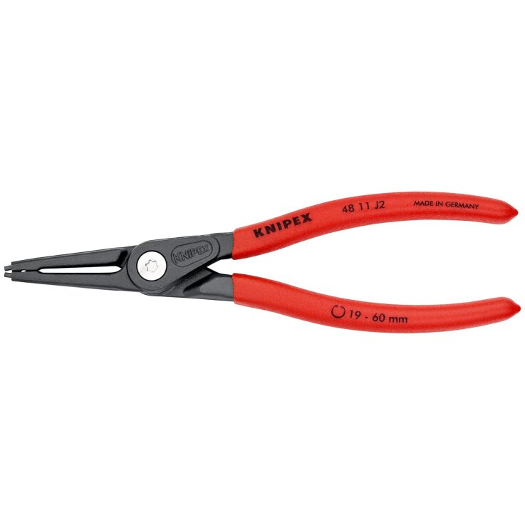 KNIPEX 48 11 J2 Praezision-Sicherungsringzange 180 mm
