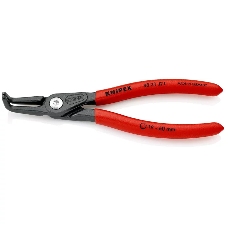 KNIPEX 48 21 J21 Praezision-Sicherungsringzange 165 mm