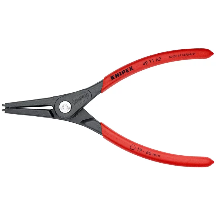 KNIPEX 49 11 A2 Praezision-Sicherungsringzange 180 mm