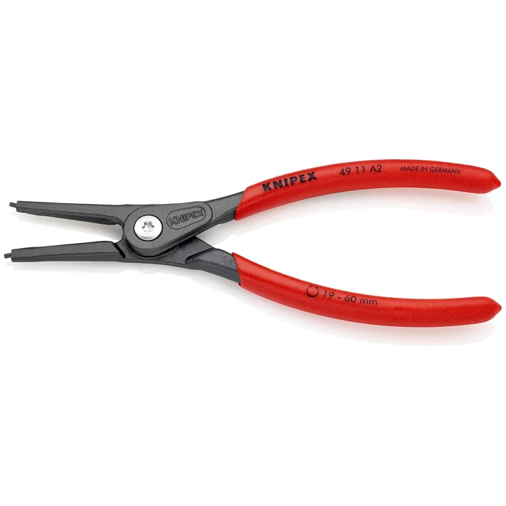 KNIPEX 49 11 A2 Praezision-Sicherungsringzange 180 mm