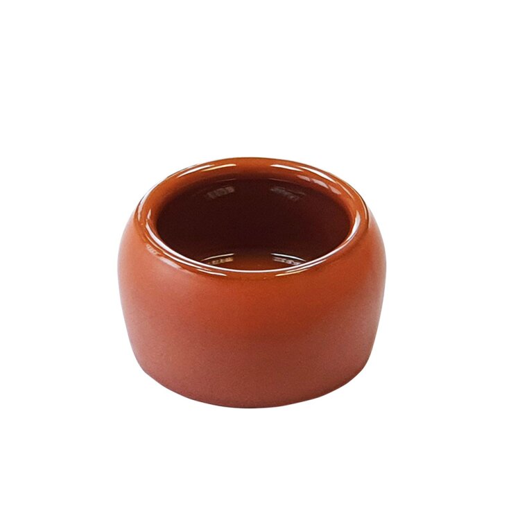 NOBBY Terracotta Futtertrog, braun