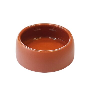 NOBBY Terracotta Futtertrog, braun