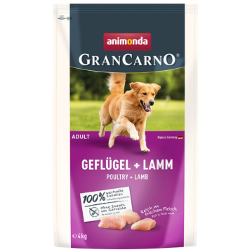 Hunde - Trockenfutter GranCarno Adult Geflügel + Lamm