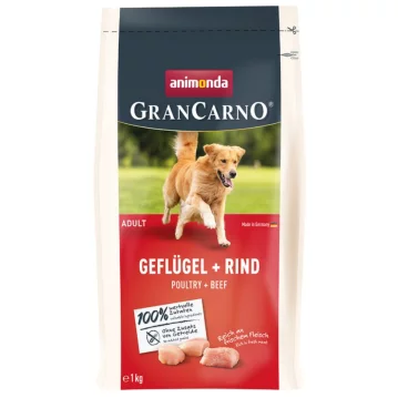 Hunde - Trockenfutter GranCarno Adult Gefl&uuml;gel + Rind
