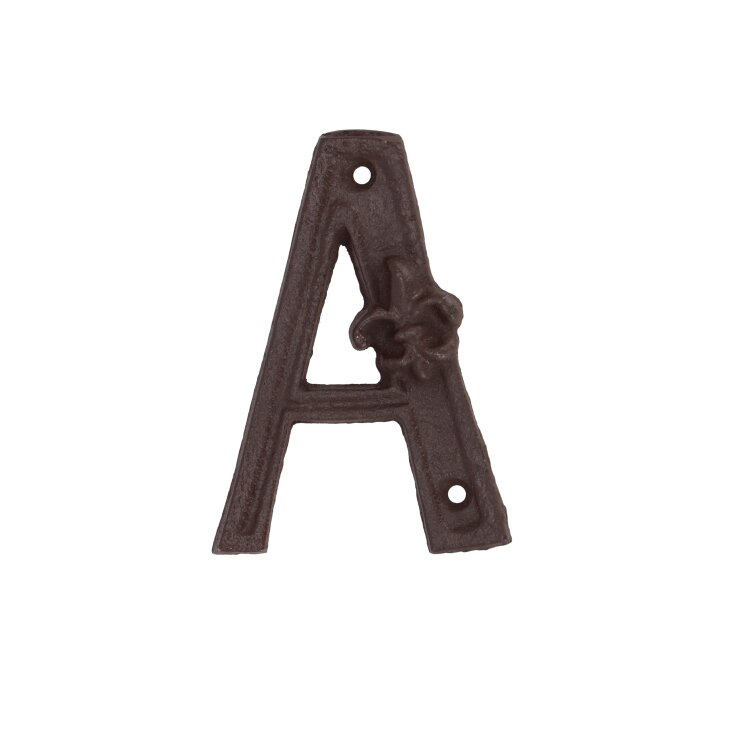 ESSCHERT DESIGN Hausnummer Zusatz aus Gusseisen