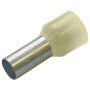 Haupa 270046 Aderendh&uuml;lse, isoliert,  16 mm&sup2;, 12 mm, elfenbein, 100 St&uuml;ck