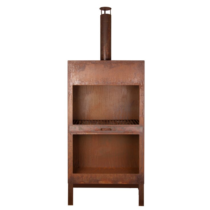 ESSCHERT DESIGN Terrassenofen mit Holzlager, XL