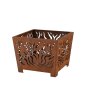 ESSCHERT DESIGN Feuerkorb quadratisch, rost